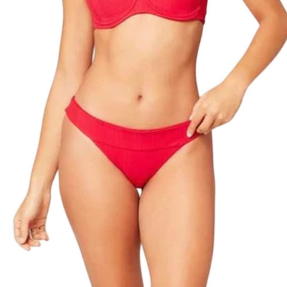 L*Space Veronica Bikini Bottom In Red NWOT Size Small